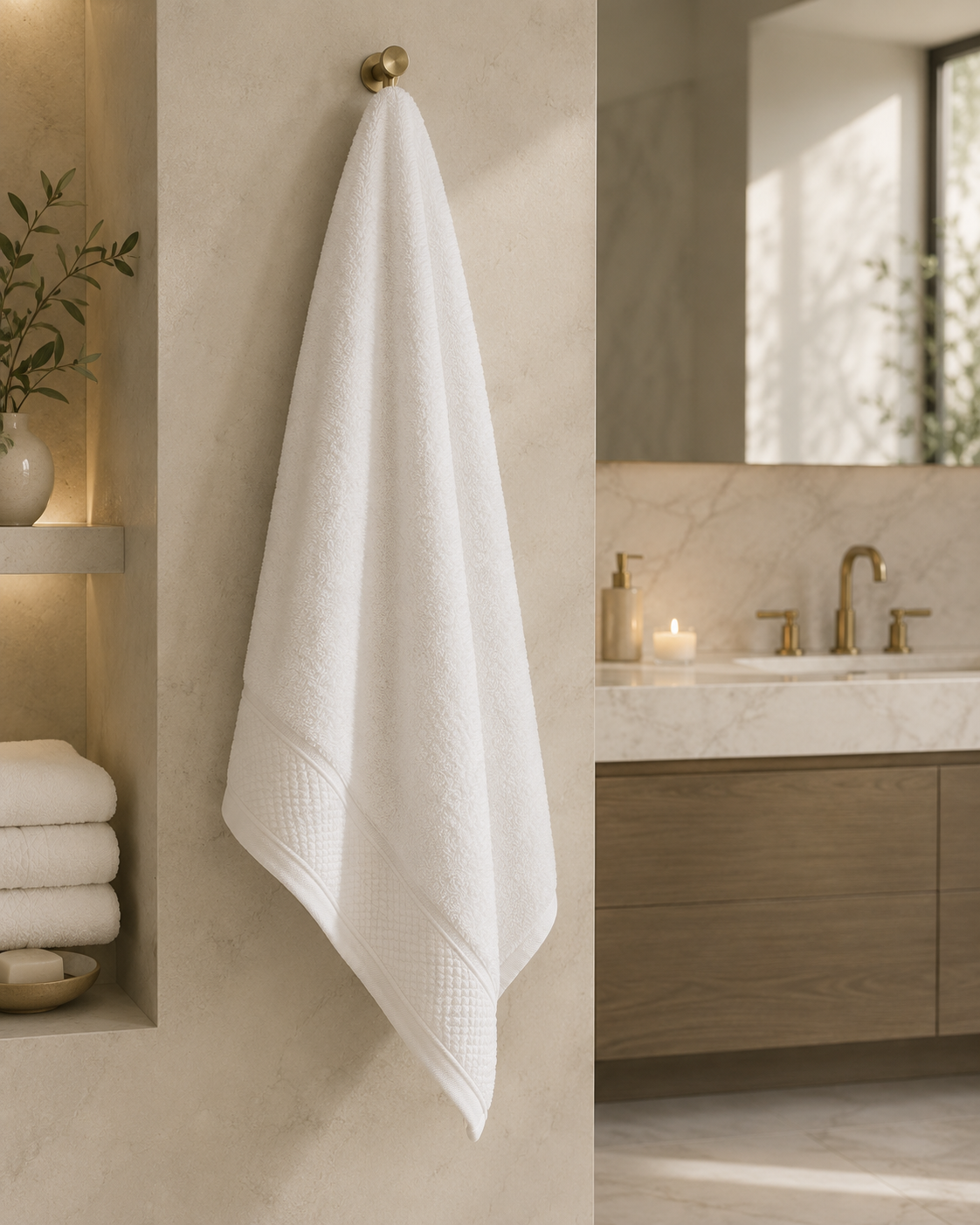 Luxury Cotton 3-Piece Towel Set