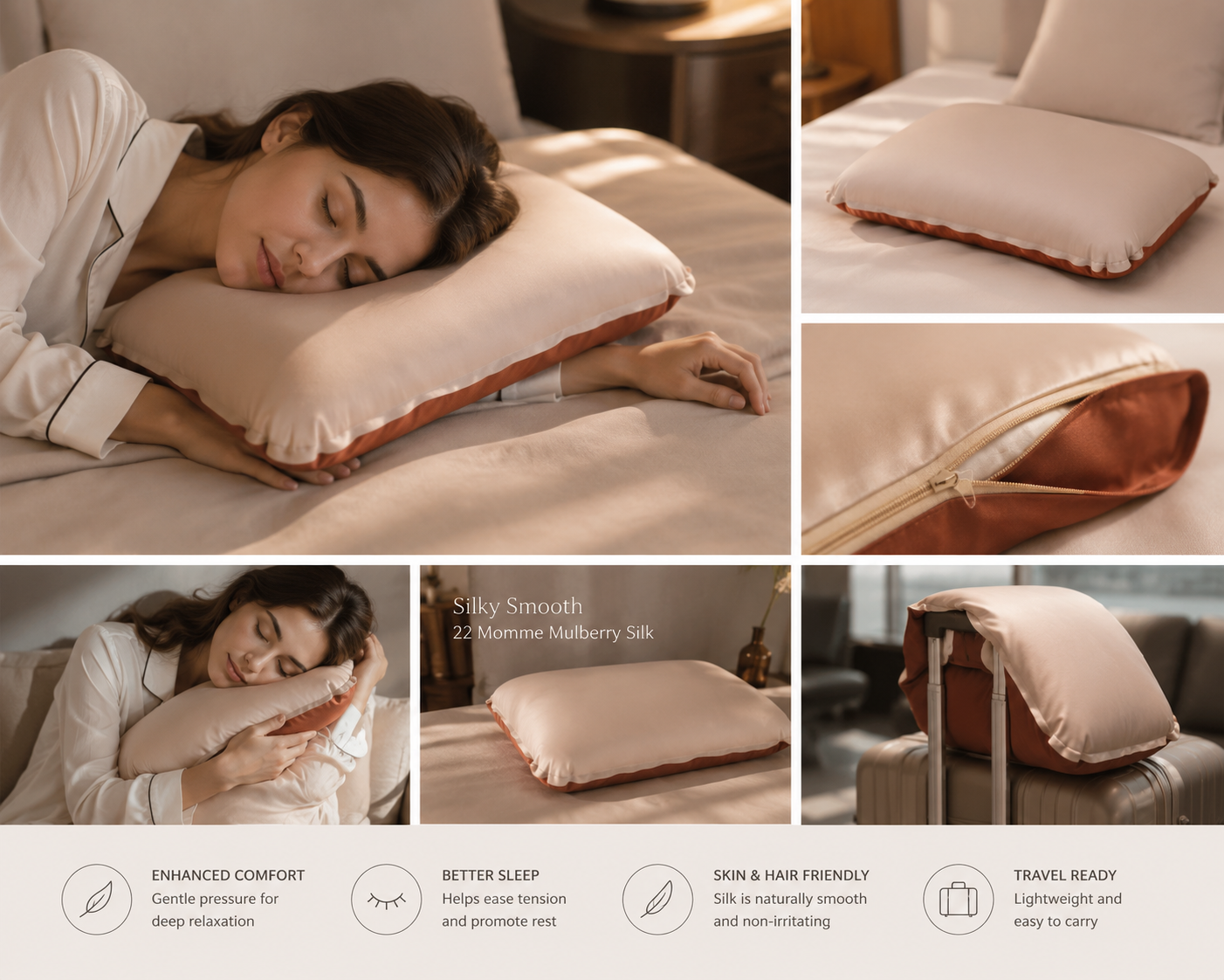 Luxury Inflatable Travel Pillow