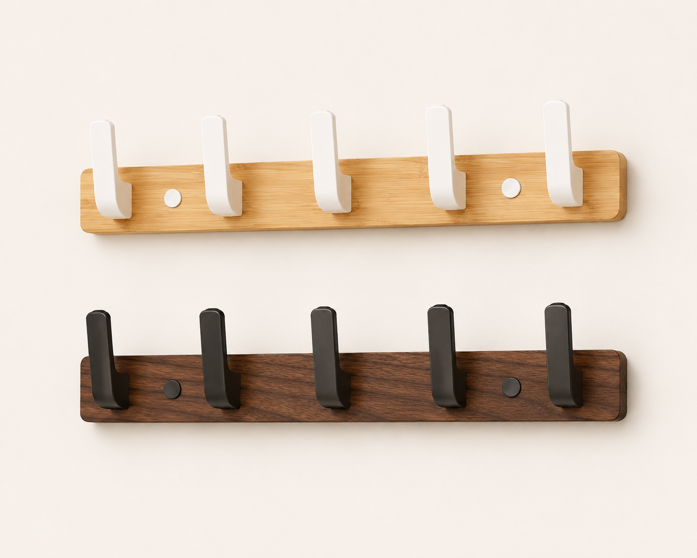 Modern Wood Wall Coat Rack