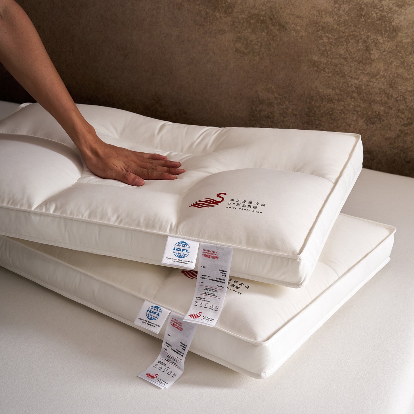 Luxury Goose Blend Hotel Pillow