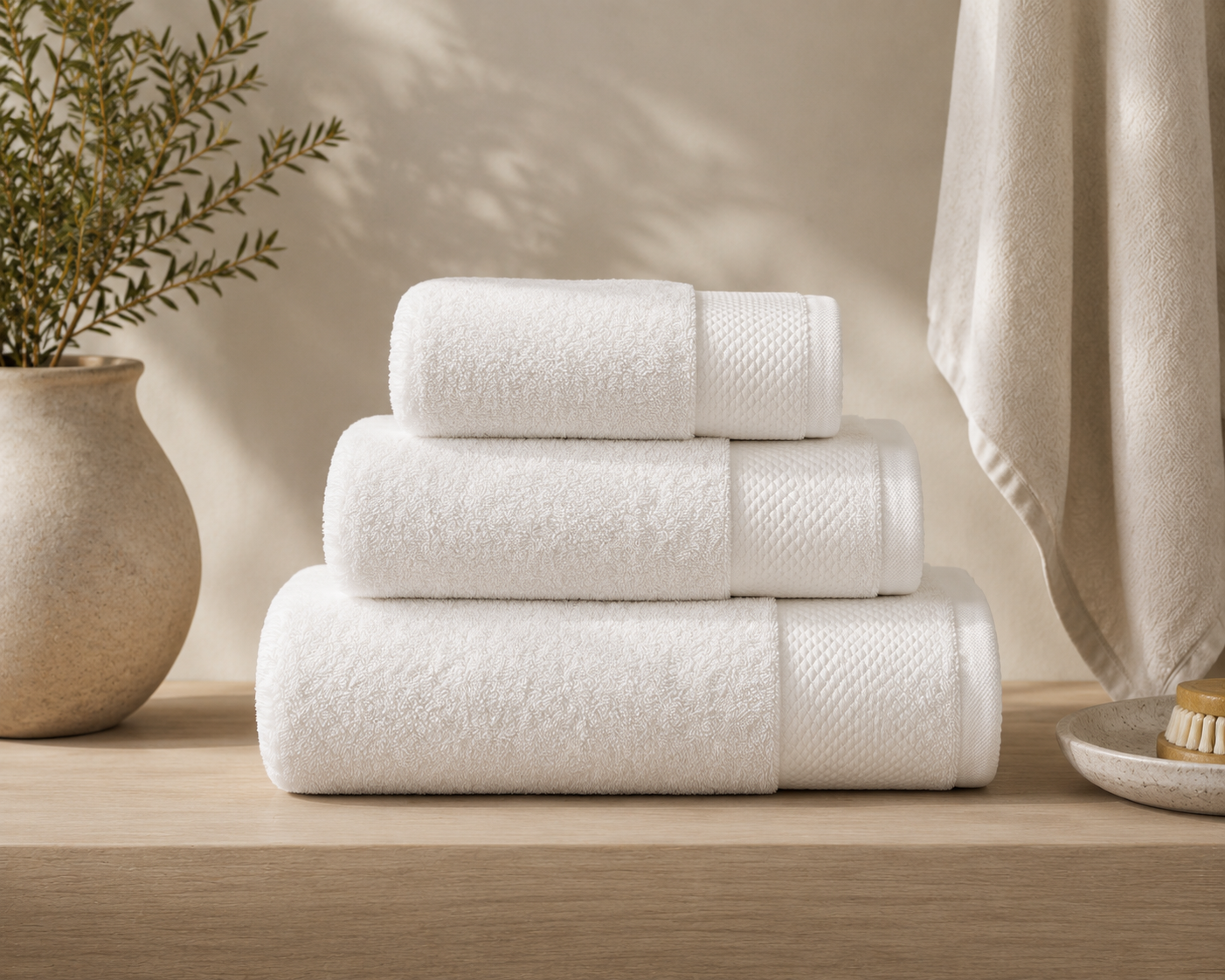Luxury Cotton 3-Piece Towel Set