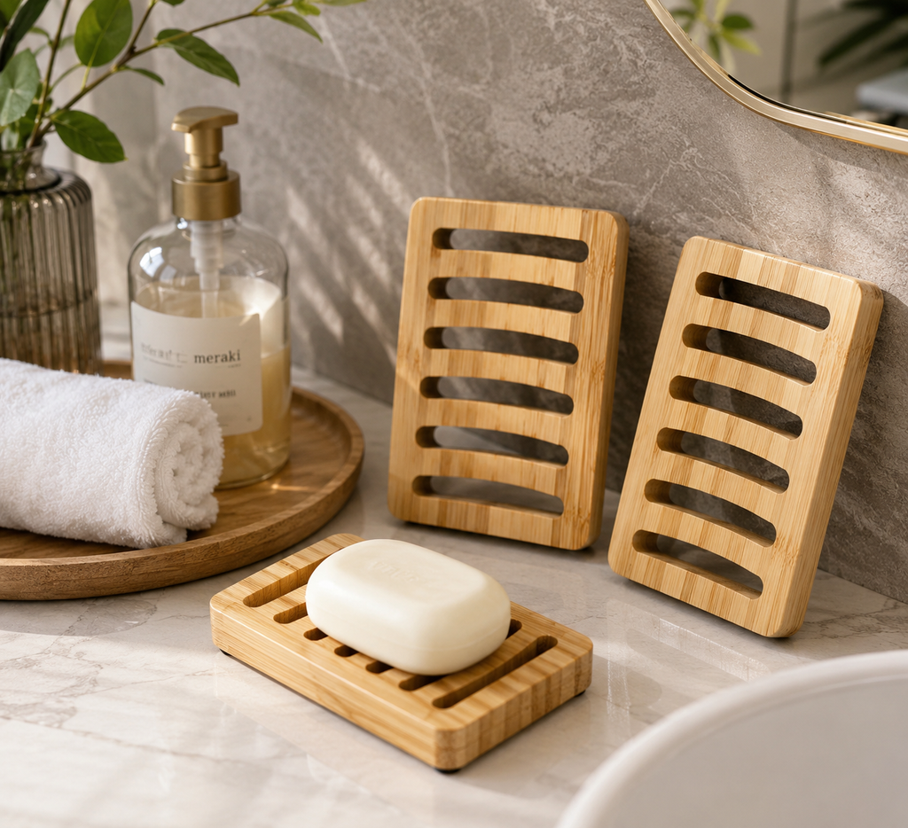 Natural Bamboo Soap Dish