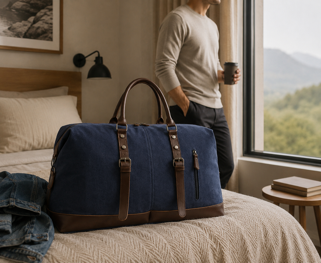 Canvas Weekender Duffle Bag