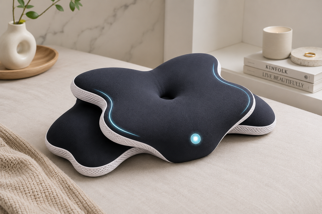 Ergonomic Memory Foam Neck Support Pillow