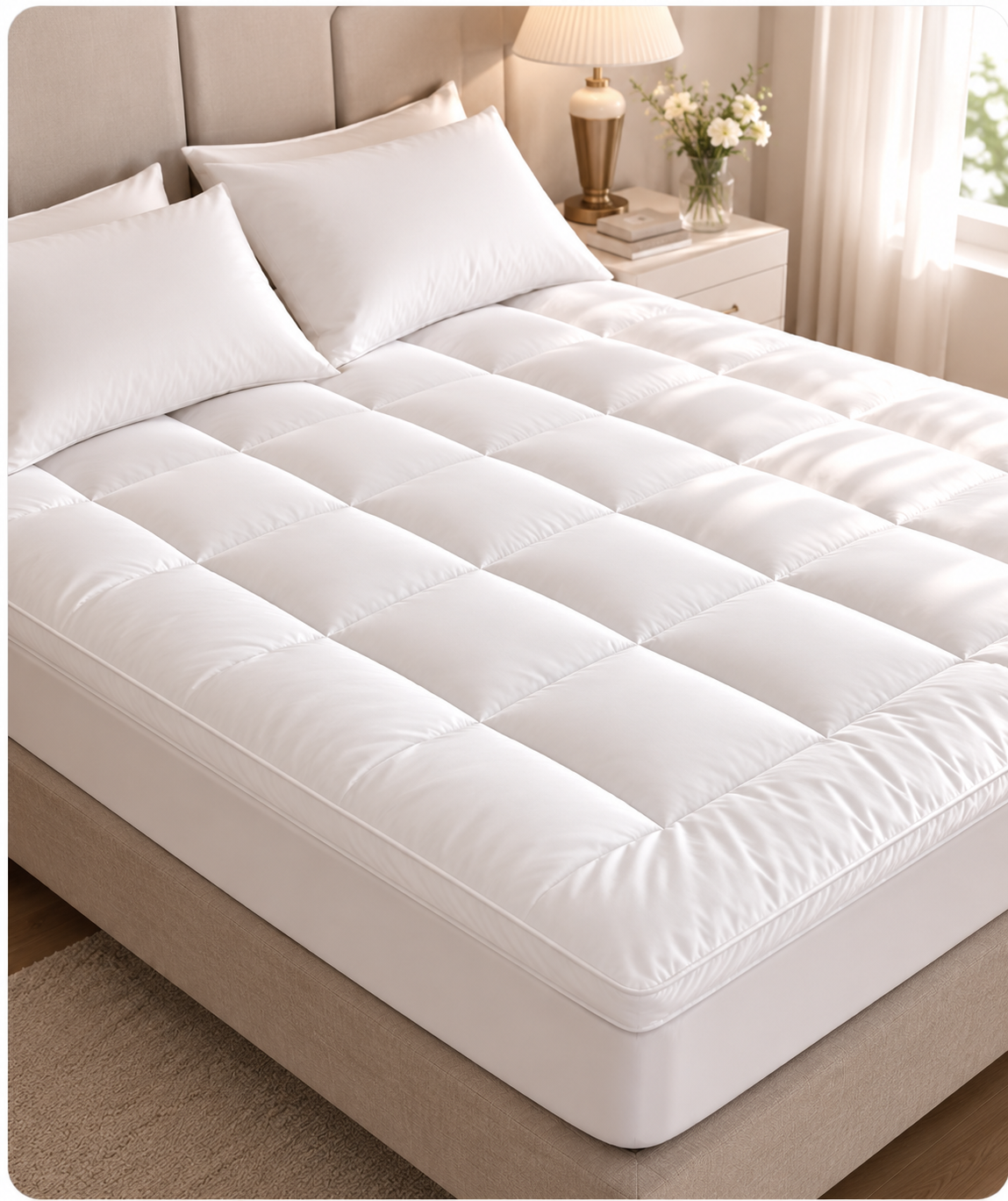 CloudRest Quilted Mattress Topper